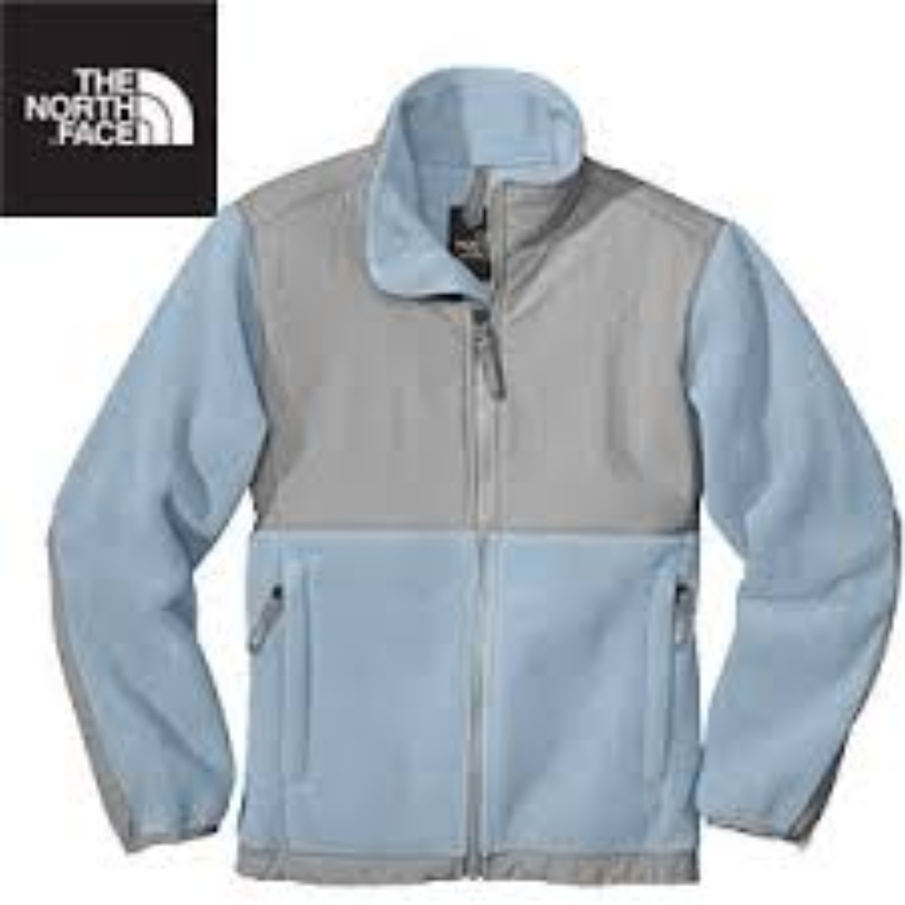 North Face Denali Baby Blue Fleece Jacket ⭐️ RARE